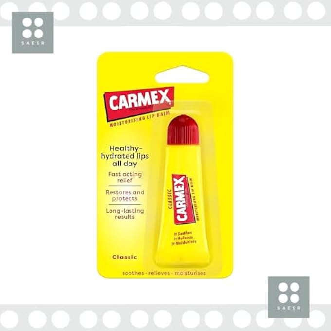 CARMEX LIP CARE BALM MULTIPACK SET FOR REPAIR AND RELIEF WITH CARMEX TUBE LIP BALM 10G & LIP BALM POT 7.5G - CLASSIC BUNDLED WITH HANDY CARRY POUCH. - Image 4